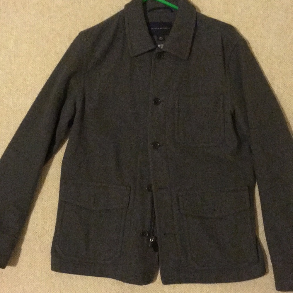 Banana republic grey wool coat
